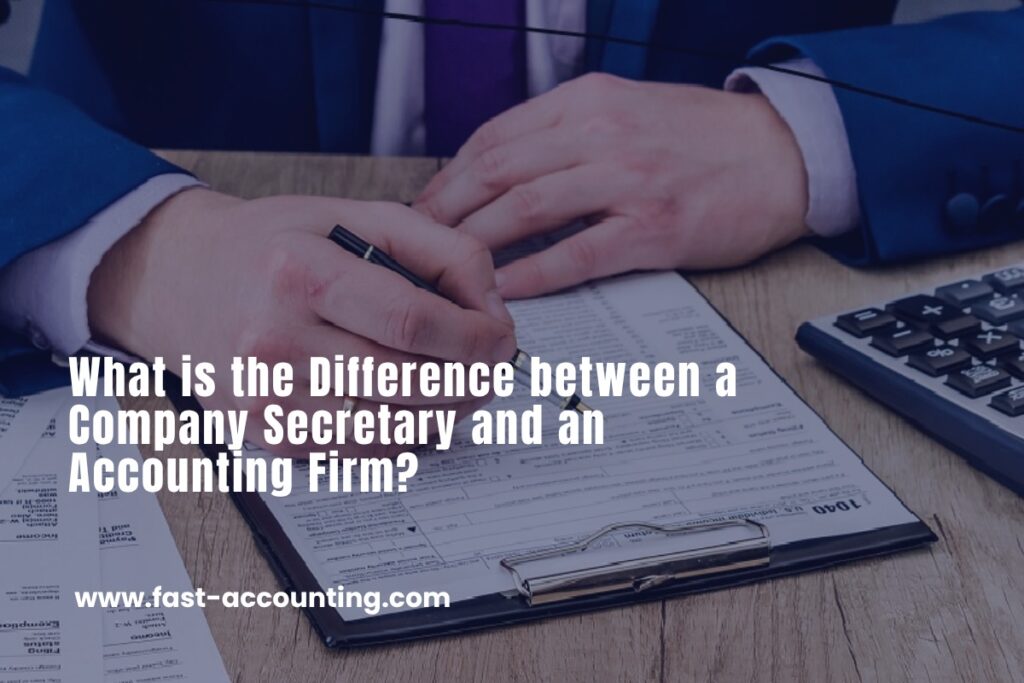 Difference between a Company Secretary and an Accounting Firm